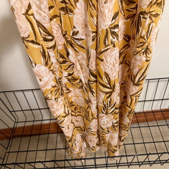 NWT Madewell Angelina Yellow Floral Slip Dress 8 - Picture 13 of 13